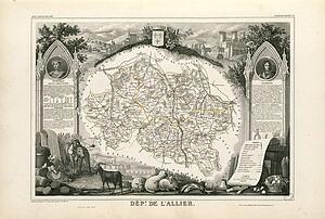 Centre Art Print - Dépt. De L'allier (Région Du Centre)