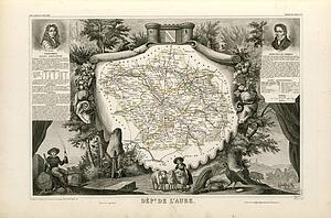 Dépt. De L'aube (Région Du Nord) - Art Print Art Print - Dépt. De L'aube (Région Du Nord)
