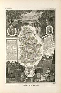Jura Art Print - Dépt. Du Jura (Région De L'est)