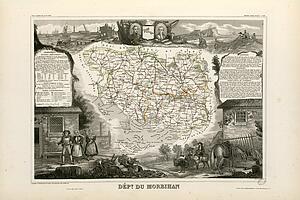 Morbihan Art Print - Dépt. Du Morbihan (Région Nord-Ouest)