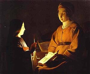 Education Of The Virgin - Art Print Art Print - Education Of The Virgin