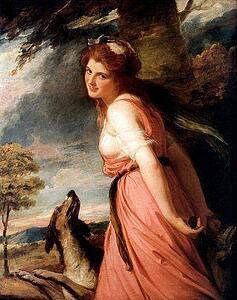 Art Print - Emma Hamilton As A Bacchante