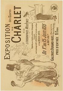Adolphe Willette Art Print - Exposition Charlet