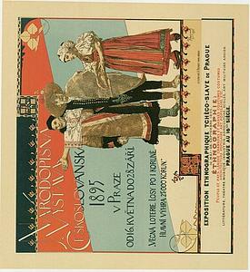 Exposition Art Print - Exposition Ethnographique Tchèco-Slave De Prague