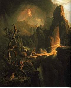 Art Print - Expulsion From The Garden Of Eden. Detail