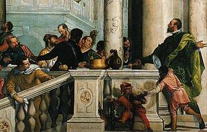 Art Print - Feast In The House Of Levi. Detail