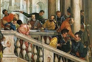 Art Print - Feast In The House Of Levi. Detail
