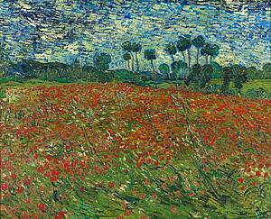 Poppy Art Print - Field With Poppies / Poppy Field
