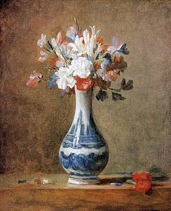 Art Print - Flowerpiece: Carnations, Tuberoses And Sweet Peas