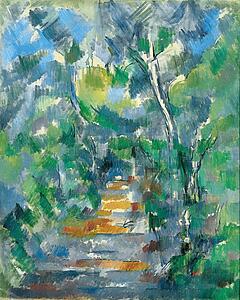 To Art Print - Forest Scene (Path From Mas Jolie To Château Noir)