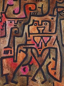 Klee Art Print - Forest Witches