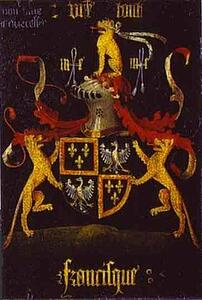 Art Print - Francesco D'este's Coat Of Arms, The Reverse Side Of The Portrait Of Francesco D'este