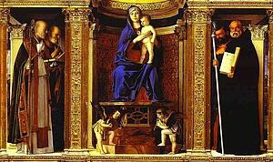Frari Triptych. Detail - Art Print Art Print - Frari Triptych. Detail