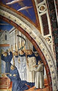 Funeral Of St. Augustine. Detail - Art Print Art Print - Funeral Of St. Augustine. Detail