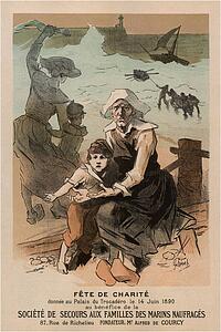 Fetes Art Print - Fête De Charité 14 Juin 1890