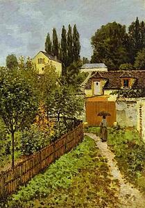 Garden Path In Louveciennes (Chemin De L'etarché) - Art Print Art Print - Garden Path In Louveciennes (Chemin De L'etarché)