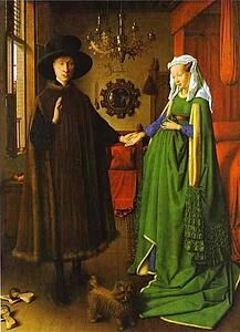 Art Print - Giovanni Arnolfini And His Wife Giovanna Cenami (The Arnolfini Marriage)