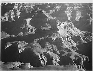 Grand Canyon National Park. Arizona.  Photographs Of National Parks And Monuments, Compiled 1941 - 1942, Documenting The Period Ca. 1933 - 1942. - Art Print Art Print - Grand Canyon National Park. Arizona.  Photographs Of National Parks And Monuments, Compiled 1941 - 1942, Documenting The Period Ca. 1933 - 1942.