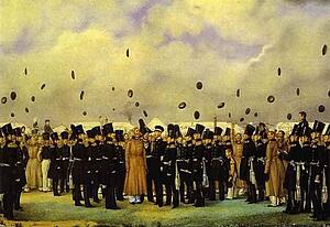 Art Print - Grand Duke Mikhail Pavlovich Visiting The Camp Of The Finland Regiment Of Imperial Guards On July 8, 1837