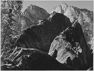 Grand Sentinel, Kings River Canyon (Proposed As A National Park), California, 1936.  Photographs Of National Parks And Monuments, Compiled 1941 - 1942, Documenting The Period Ca. 1933 - 1942. - Art Print Art Print - Grand Sentinel, Kings River Canyon (Proposed As A National Park), California, 1936.  Photographs Of National Parks And Monuments, Compiled 1941 - 1942, Documenting The Period Ca. 1933 - 1942.