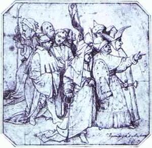 Art Print - Group Of Male Figures