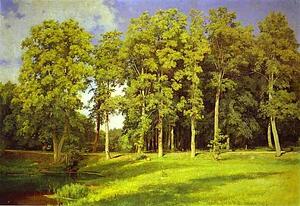 Art Print - Grove By The Pond. Preobrazhenskoye