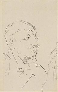 Head Of A Man Art Print - Head Of A Man