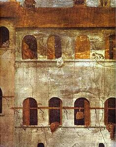 Art Print - Healing Of A Cripple And The Raising Of Tabitha. Detail