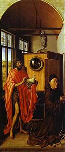 Heinrich Von Werl And St. John The Baptist - Art Print Art Print - Heinrich Von Werl And St. John The Baptist