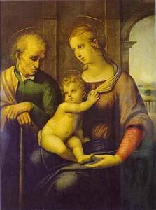 Art Print - Holy Family (The Virgin With The Beardless Joseph)