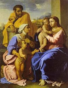 Art Print - Holy Family With John The Baptist And St. Elizabeth