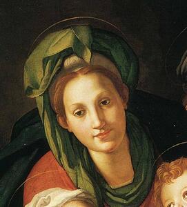 Holy Family With St.elizabeth (Or St. Anne?) And The Infant St. John The Baptist. Detail - Art Print Art Print - Holy Family With St.elizabeth (Or St. Anne?) And The Infant St. John The Baptist. Detail