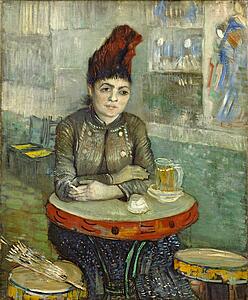 Cafe Art Print - In The Café: Agostina Segatori In Le Tambourin