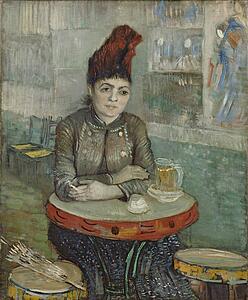 In The Café Agostina Segatori In Le Tambourin Art Print - In The Café: Agostina Segatori In Le Tambourin