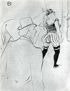 Art Print - In The Wings At The Folies-Bergère