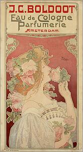  Art Print - J. C. Boldoot, Eau De Cologne Parfumerie, Amsterdam