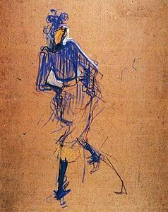 Jane Avril Dancing - Art Print Art Print - Jane Avril Dancing