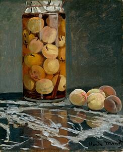 Peaches Art Print - Jar Of Peaches