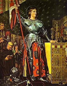 Art Print - Joan Of Arc At The Corronation Of Charles Vii In The Cathedral Of Reims