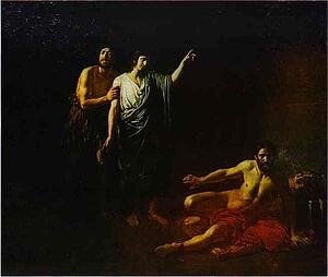 Art Print - Joseph Interprets The Butler's And The Baker's Dreams In A Prison