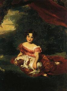 Art Print - Julia Beatrice, Daughter Of Mr And Mrs Robert Peel