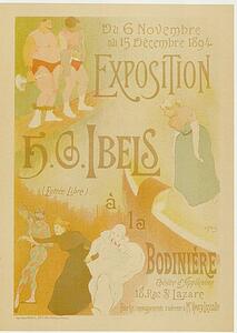 Henri Gabriel Ibels Art Print - L' "exposition De H. G. Ibels", À La Bodinière.