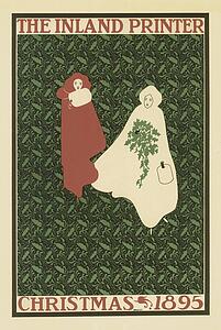 Christmas Art Print - L' "inland Printer" (Christmas 1895).