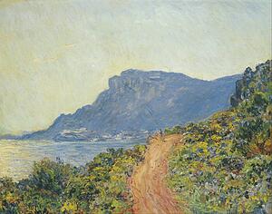Near Art Print - La Corniche Near Monaco