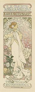 Aux Art Print - La Dame Aux Camelias