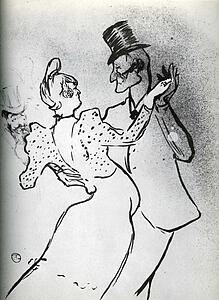 La Goulue And Valentin, Waltz - Art Print Art Print - La Goulue And Valentin, Waltz