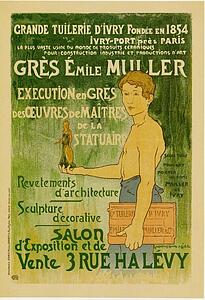 Grande Art Print - La "grande Tuilerie D'ivry" (Usine Émile Muller).