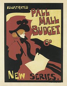 Illustration Art Print - La Revue Hebdomadaire "illustrated Pall Mall Budget".