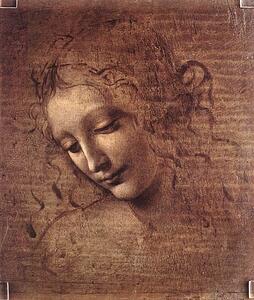 Leonardo Da Vinci Art Print - La Scapigliata - Female Head