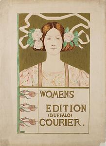 Buffalo Art Print - La 'women's Edition Buffalo Courier'.